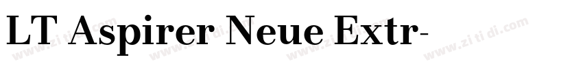 LT Aspirer Neue Extr字体转换